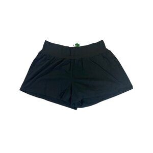 NWT Halara Women's Plus Size Black Athletic Athleisure Shorts - 3XL